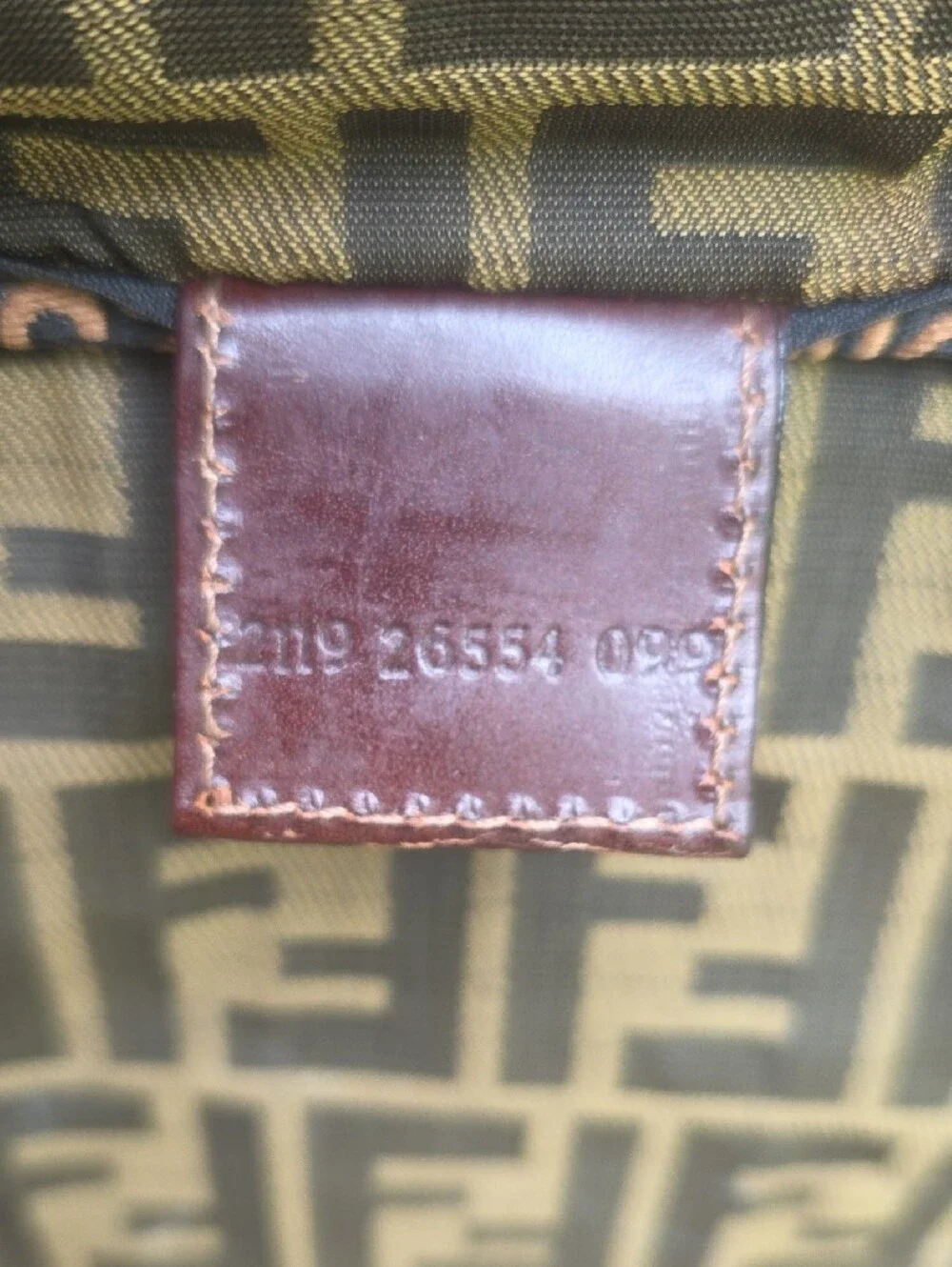 Fendi Zucca Vanity Traincase Bag